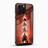 Divine Tridev Glass Mobile Cover – Lord Hanuman, Ram, Krishna, Shiva - Cover Stall