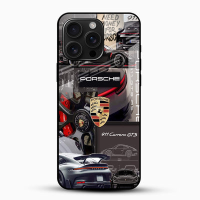Porsche 911 Carrera GTS Glass Mobile Cover – Luxury Car Printed Case