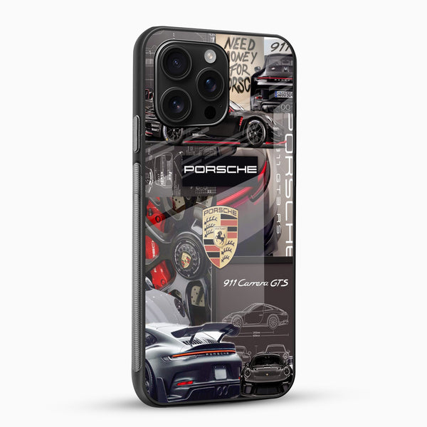 Porsche 911 Carrera GTS Glass Mobile Cover – Luxury Car Printed Case - Cover Stall