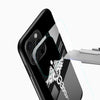 Medical Caduceus Symbol Glass Mobile Cover – Minimal Doctor Logo - Cover Stall