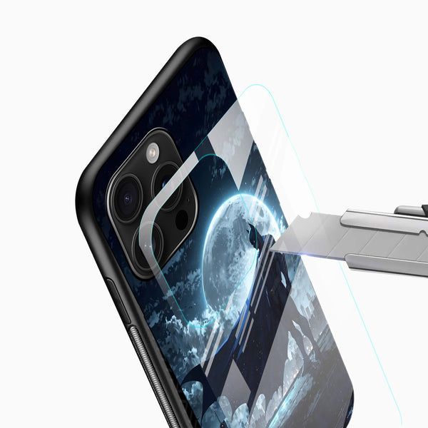 Dark Knight Glass Mobile Cover – Night City Printed Case - Cover Stall
