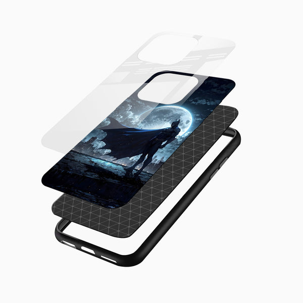 Dark Knight Glass Mobile Cover – Night City Printed Case - Cover Stall