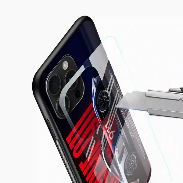 Porsche GT3 RS Racing Glass Mobile Cover – Motorsport Edition - Cover Stall