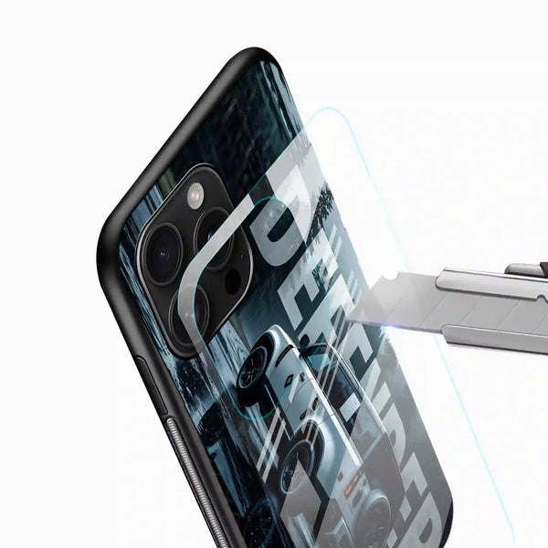 Defender SUV Glass Mobile Cover – Adventure Car Design - Cover Stall