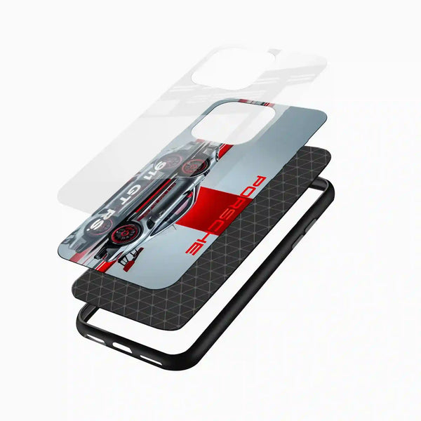 Porsche 911 GT3 RS Glass Mobile Cover – Premium Racing Car Design - Cover Stall
