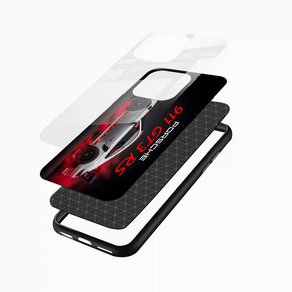 Porsche 911 GT3 RS Racing Glass Mobile Cover – Motorsport Design - Cover Stall