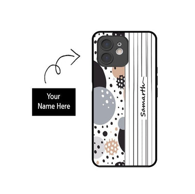 Personalized with Name Glass Phone Case