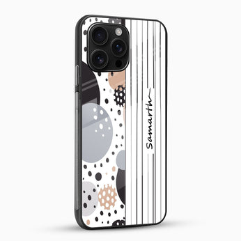 Personalized with Name Glass Phone Case