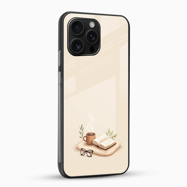 Coffee Book Glass Mobile Case - Cover Stall