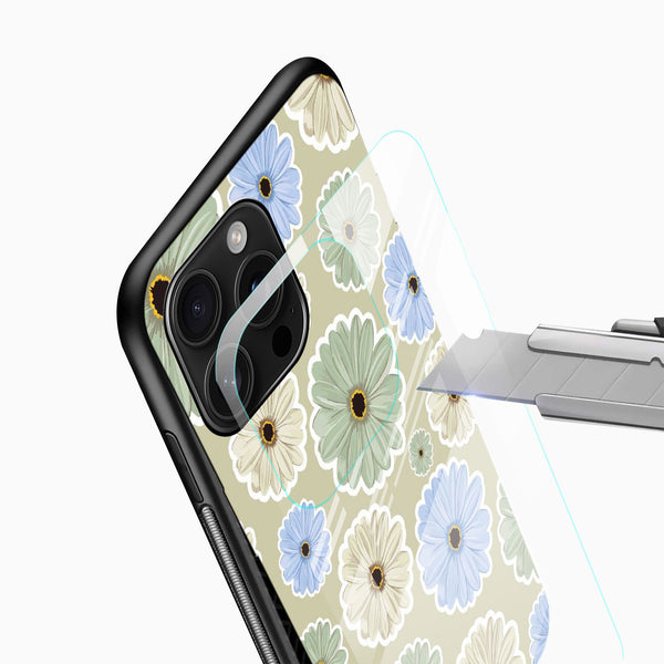 Daisy Floral Glass Mobile Case - Cover Stall