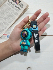 Astronaut Cartoon Silicone Keychain