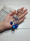 Evil Eye Elephant Bell Keychain – Blue Nazar Protection Charm - Cover Stall
