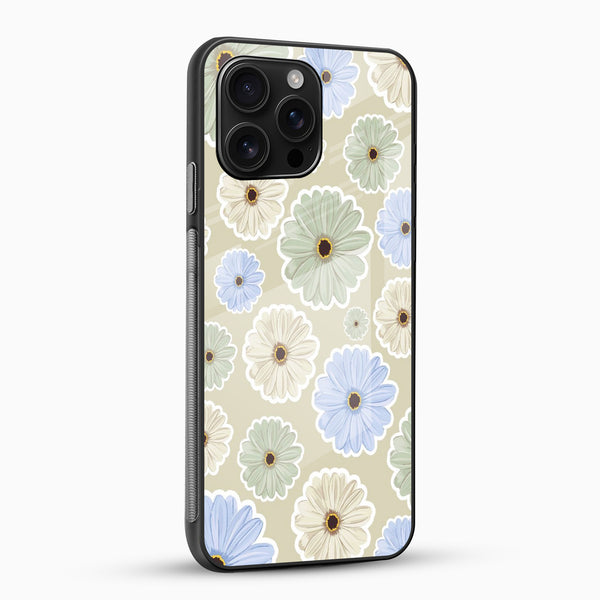 Daisy Floral Glass Mobile Case - Cover Stall