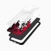 Black Vision Abstract Art Glass Mobile Case – Modern Minimal Design - Cover Stall