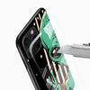 Cosmic Alien Glass Back Cover – Cool Space Art Design - Cover Stall