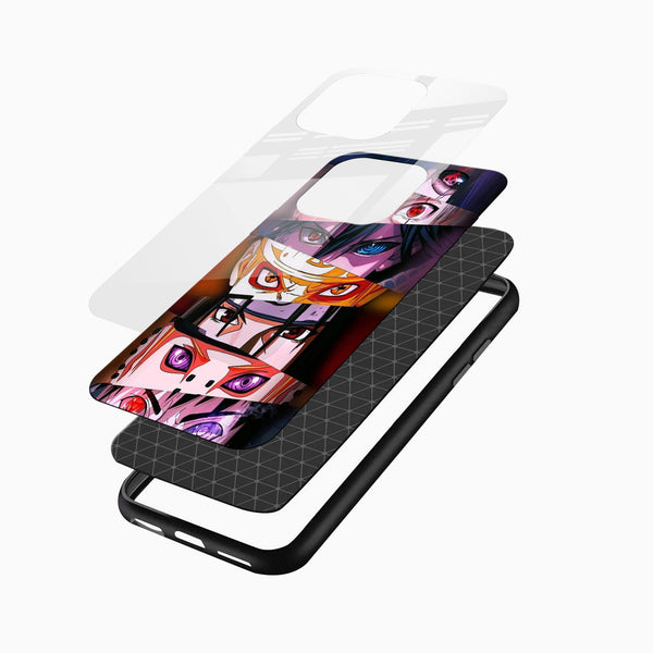 Anime Eyes Wall Glass Mobile Case – Dark Anime Aesthetic Design - Cover Stall