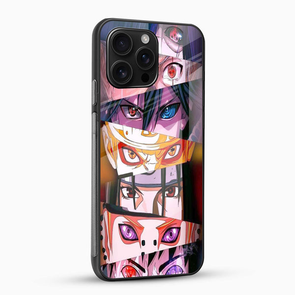 Anime Eyes Wall Glass Mobile Case – Dark Anime Aesthetic Design - Cover Stall