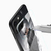 Anime Gojo Warrior Glass Mobile Case – Minimal Dark Aesthetic - Cover Stall