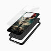 Anime Samurai Glass Mobile Case – Dark Japanese Art - Cover Stall