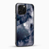 Storm Cloud Apple Art Glass Mobile Cover – Dark Aesthetic Design - Cover Stall