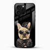 Attitude Dog Glass Mobile Cover – Cool Street Style Pet Design - Cover Stall