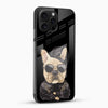 Attitude Dog Glass Mobile Cover – Cool Street Style Pet Design - Cover Stall