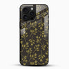 Autumn Floral Glass Mobile Cover – Elegant Leaf Pattern Design - Cover Stall