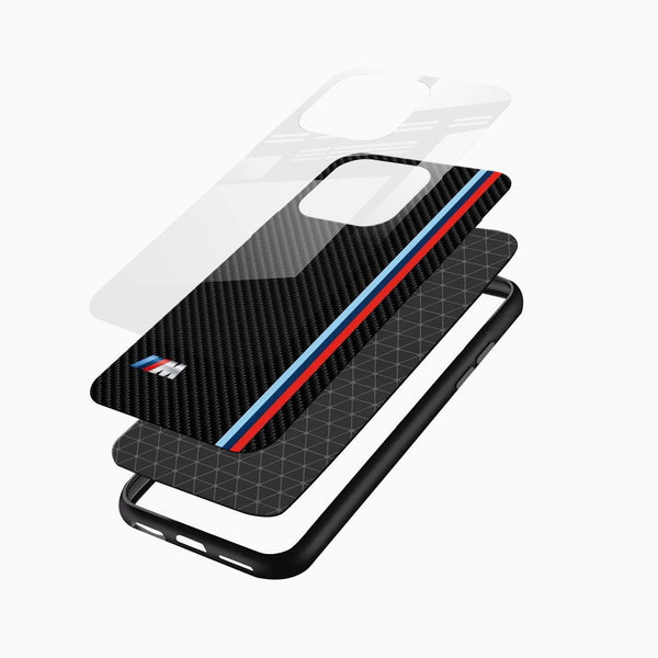 BMW M Carbon Fiber Glass Mobile Cover - Cover Stall