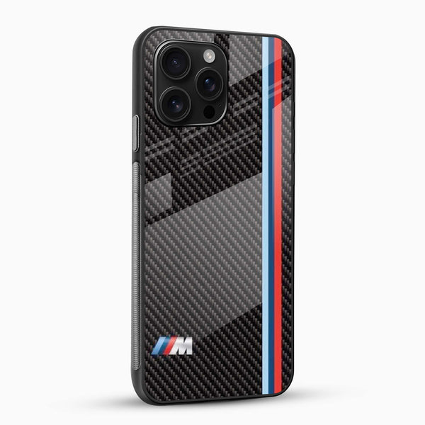 BMW M Carbon Fiber Glass Mobile Cover - Cover Stall