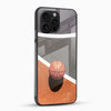 Basketball Court Art Glass Mobile Cover – Sporty Minimal Design - Cover Stall