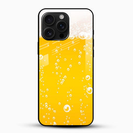 Beer Bubble Glass Mobile Cover – Fun Drink Aesthetic Case