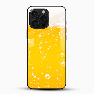Beer Bubble Glass Mobile Cover – Fun Drink Aesthetic Case