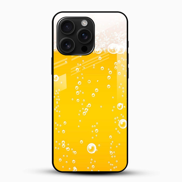 Beer Bubble Glass Mobile Cover – Fun Drink Aesthetic Case - Cover Stall