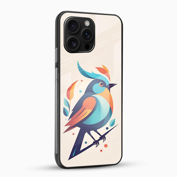 Bird Aesthetic Glass Mobile Cover - Cover Stall