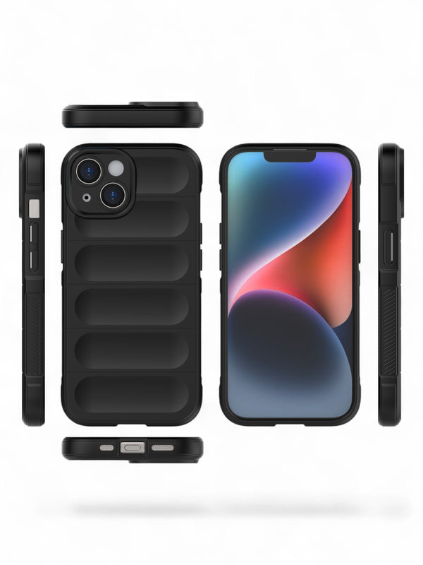 Black Shockproof Mobile Case – Rugged & Slim Design (ArmorPad) - Cover Stall