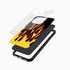 Blazing flames Glass Case - Cover Stall