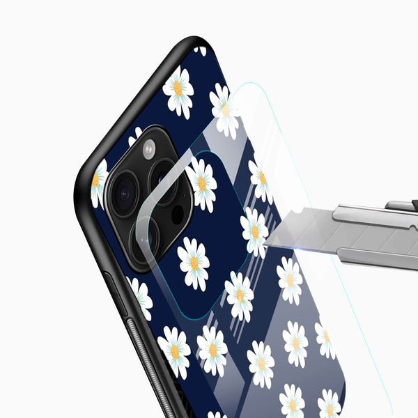 Blue Floral Glass Case - Cover Stall