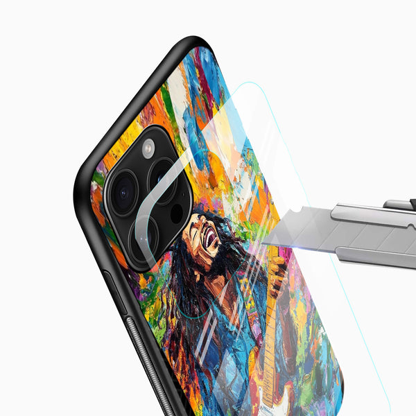 Bob Marley Artist Glass Mobile Cover – Music Art - Cover Stall