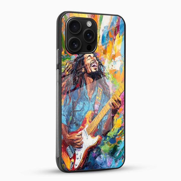 Bob Marley Artist Glass Mobile Cover – Music Art - Cover Stall
