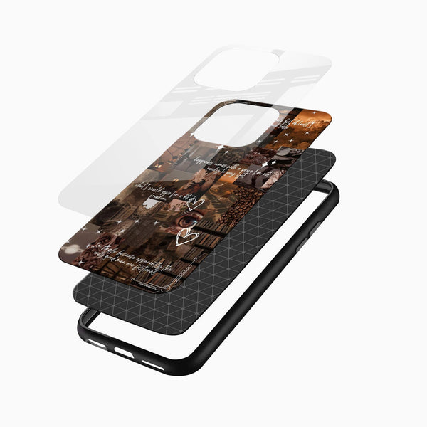 Brown Aesthetic Glass Phone Case - Cover Stall