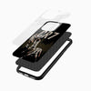 Premium glass back CR7 football phone case with sports artwork