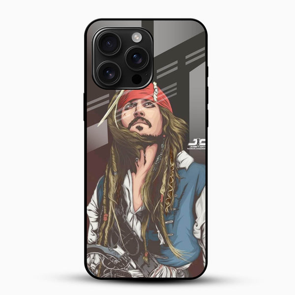 Captain Jack Sparrow Glass Case - Cover Stall