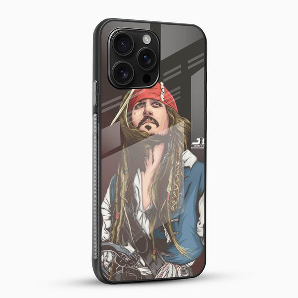 Captain Jack Sparrow Glass Case - Cover Stall