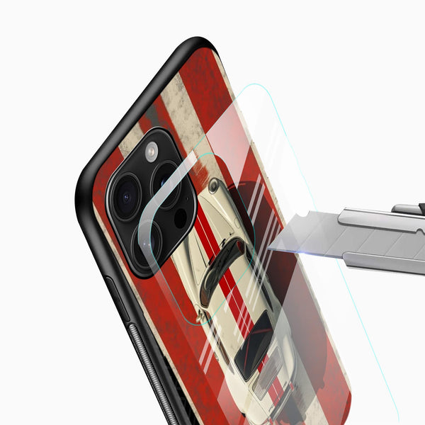Classic Sports Car Glass Phone Case - Cover Stall