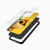 Cute Peek Cat Glass Mobile Cover – Cartoon Aesthetic - Cover Stall