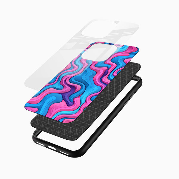 Colorful Abstract Glass Case - Cover Stall