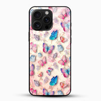 Colorful Butterfly Glass Case - Cover Stall