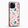 Colorful Butterfly Glass Case - Cover Stall