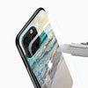 Cool Beach Waves Glass Case - Cover Stall