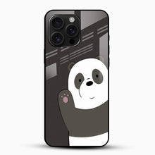 Cool Panda Glass Case